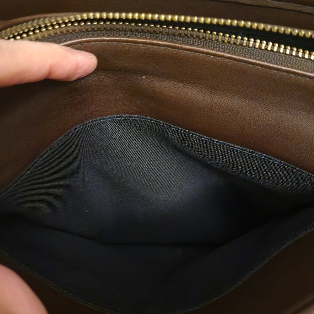 Coach Leather Zippered Tote - Picture 8 of 11